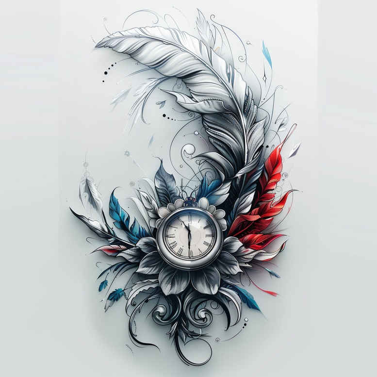 feathers tattoo design ideas clear edge subtle motion meaning resilience