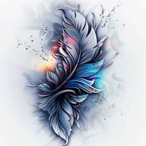 feathers tattoo design ideas no excess symbolic meaning strength