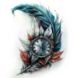 feathers tattoo design ideas clear-cut symbolic meaning symbol of endurance