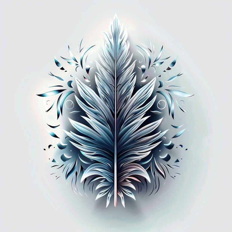feathers tattoo design ideas soft curve textured for forearm