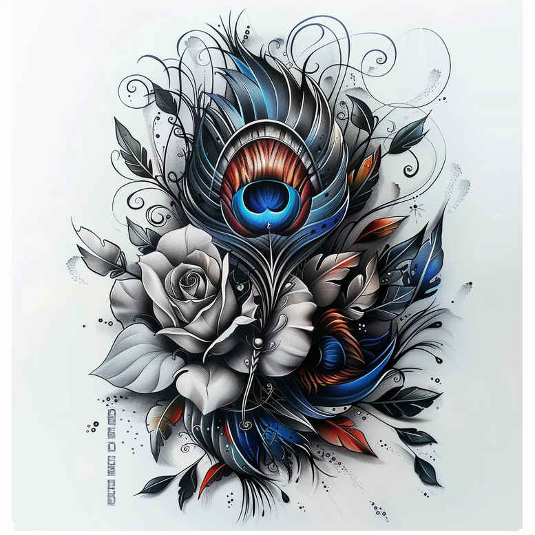 feathers tattoo design ideas delicate textured symbol of strength