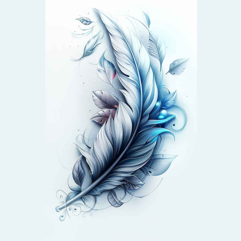 feathers tattoo design ideas simple icon tribal embodying perseverance