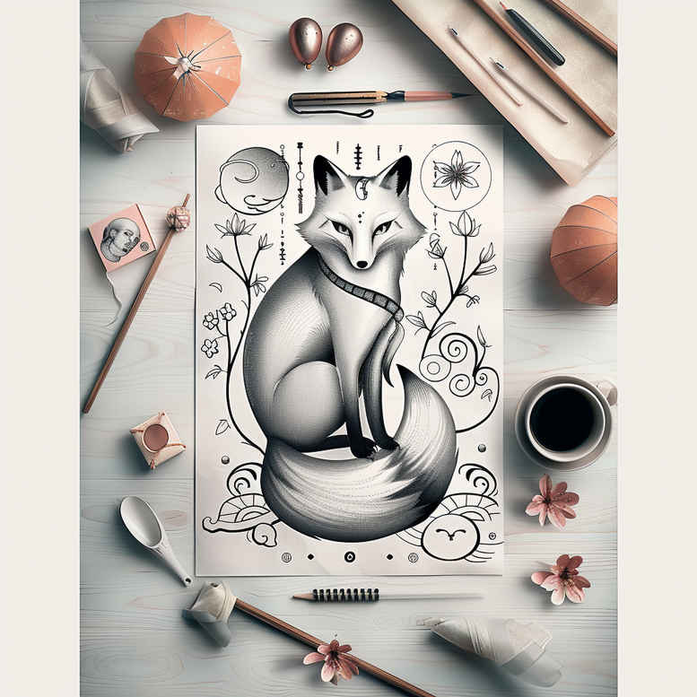 for-men-realism-skin-texture-for-upper-arm – tattoo design ideas free ai generated – Gallery: foxes-inkby-ai