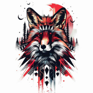 fox-and-stars-realism-realistic-proportions-for-inner-arm – tattoo design ideas free ai generated – Gallery: foxes-inkby-ai