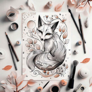 fox-wildlife-tattoo-realism-form-fidelity-for-elbow – tattoo design ideas free ai generated – Gallery: foxes-inkby-ai