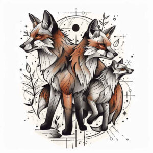 fox-and-stars-realism-skin-realism-for-wrist-side – tattoo design ideas free ai generated – Gallery: foxes-inkby-ai