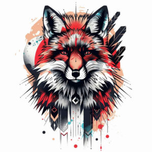 cunning-fox-neotraditional-layered-fill-for-ribs – tattoo design ideas free ai generated – Gallery: foxes-inkby-ai