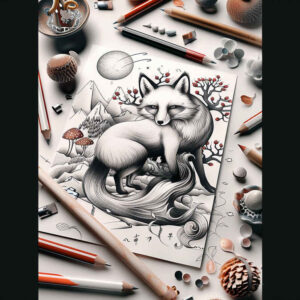fox-colorful-realism-depth-realism-for-palm – tattoo design ideas free ai generated – Gallery: foxes-inkby-ai