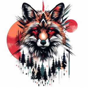 tribal-fox-realism-soft-focus-for-full-back – tattoo design ideas free ai generated – Gallery: foxes-inkby-ai