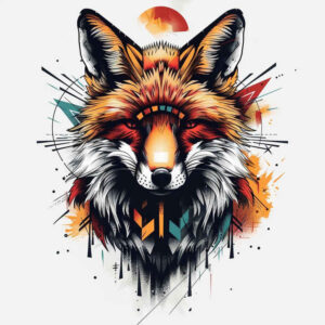 fox-pattern-realism-visual-truth-for-upper-back – tattoo design ideas free ai generated – Gallery: foxes-inkby-ai