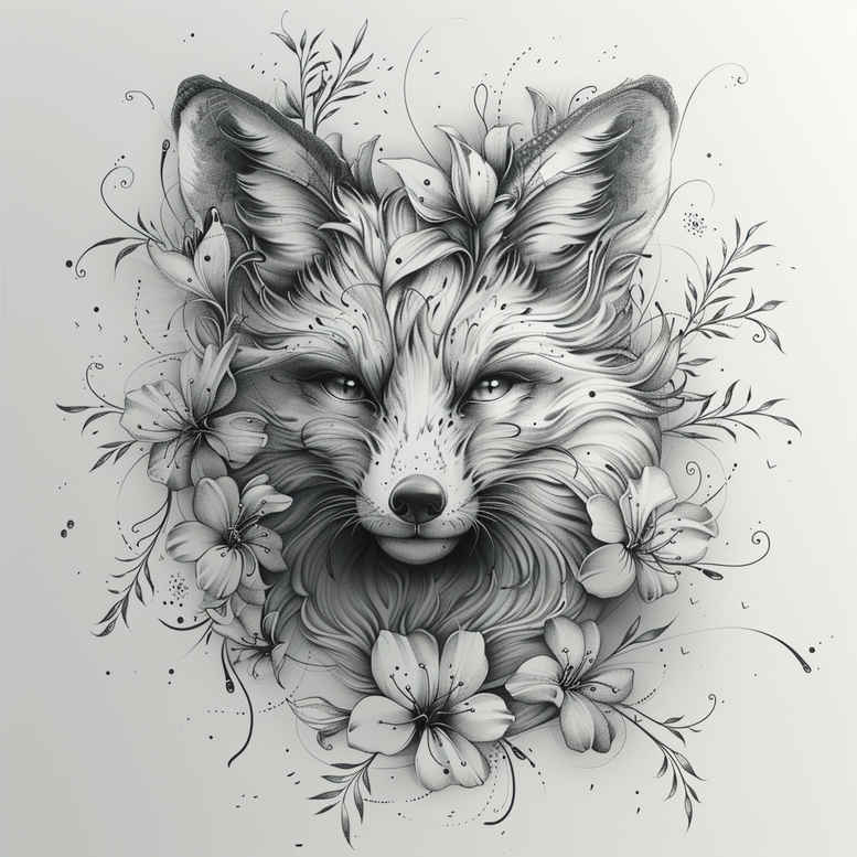 fox-tattoo-design-neotraditional-vivid-hues-for-fingers – tattoo design ideas free ai generated – Gallery: foxes-inkby-ai