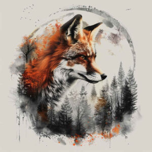 fox-pattern-neotraditional-expressive-color-for-palm – tattoo design ideas free ai generated – Gallery: foxes-inkby-ai