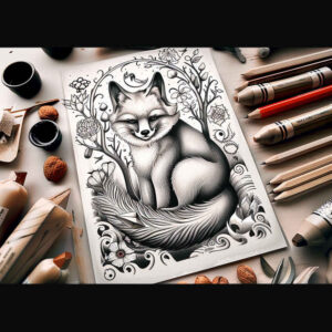 fox-with-frill-neotraditional-enhanced-shading-for-forearm – tattoo design ideas free ai generated – Gallery: foxes-inkby-ai