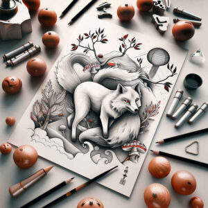 fox-colorful-realism-photo-like-tattoo-for-upper-arm – tattoo design ideas free ai generated – Gallery: foxes-inkby-ai