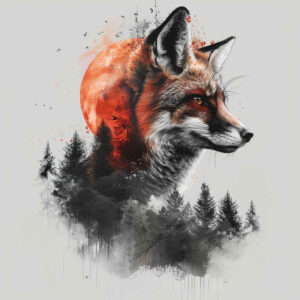 fox-with-ornament-realism-tonal-depth-for-thigh – tattoo design ideas free ai generated – Gallery: foxes-inkby-ai