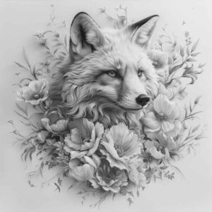 for-men-neotraditional-precise-lines-for-lower-leg – tattoo design ideas free ai generated – Gallery: foxes-inkby-ai
