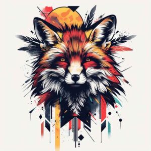 foxes tattoo design ideas close-up artistic detail for hand
