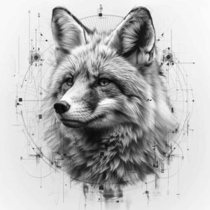 foxes tattoo design ideas Surrealism mysterious cunning shows courage