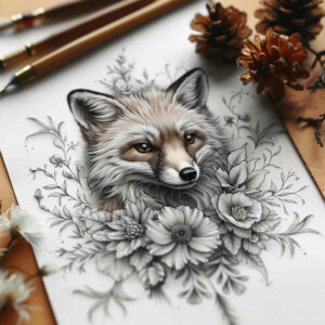 foxes tattoo design ideas Realism skin realism detailed shading meaning determination