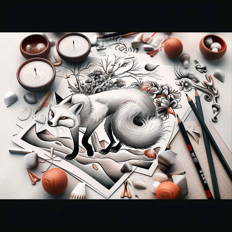 foxes tattoo design ideas bold highlights naturalistic meaning resilience