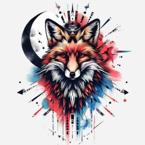 foxes tattoo design ideas solid blacks playful represents endurance