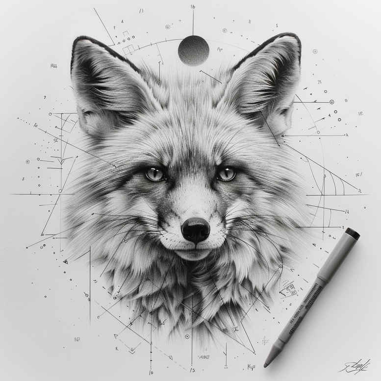 foxes tattoo design ideas fine-line symbolic stands for perseverance