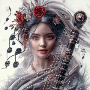 japanese-motif – tattoo design ideas free ai generated – neotraditional-balanced-color – for-shoulder-blade – Gallery: geisha-inkby-ai