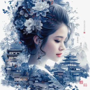 geisha tattoo design ideas Realism perfect proportions delicate shading for behind ear