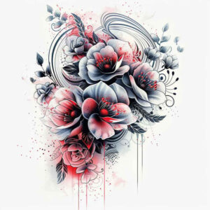geisha tattoo design ideas minimalist symbolic for side