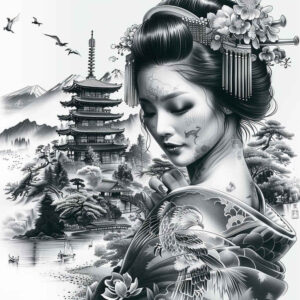 geisha tattoo design ideas vivid symbolic for wrist
