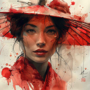 geisha tattoo design ideas 3D-rendered symbolic meaning for palm