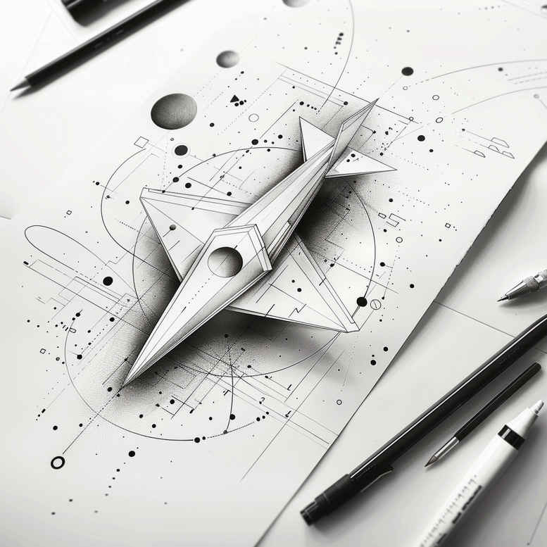 3d-geometric-tattoo – tattoo design ideas free ai generated – thin-script – for-side-torso – Gallery: geometric-inkby-ai