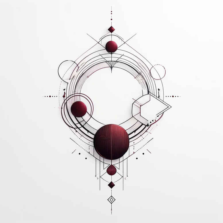abstract-shape-tattoo – tattoo design ideas free ai generated – pristine – for-inner-arm – Gallery: geometric-inkby-ai