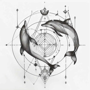 angular-tattoo – tattoo design ideas free ai generated – uncluttered – for-biceps – Gallery: geometric-inkby-ai