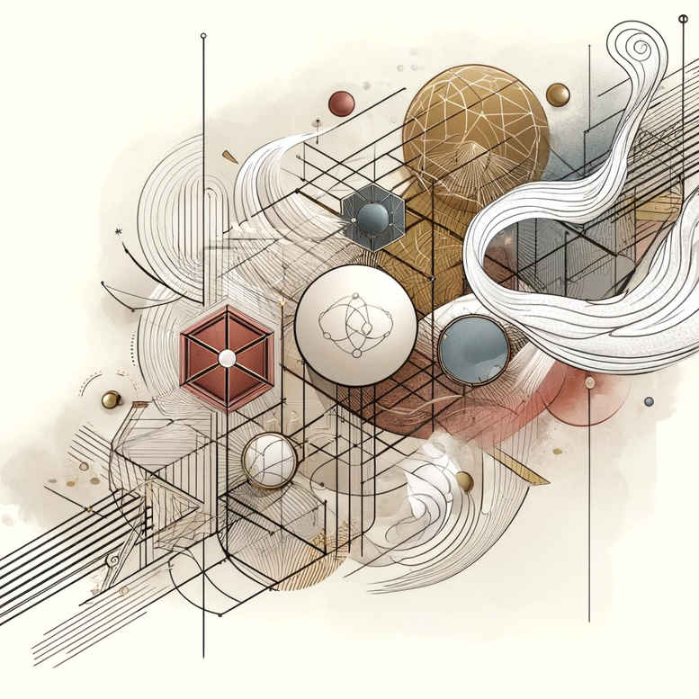 artistic-geometric-tattoo – tattoo design ideas free ai generated – few-strokes – for-lower-back – Gallery: geometric-inkby-ai