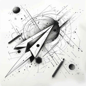 artistic-geometric-tattoo – tattoo design ideas free ai generated – tiny-detail – for-heel – Gallery: geometric-inkby-ai