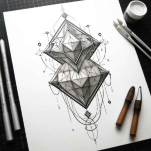 circle-tattoo – tattoo design ideas free ai generated – bare – for-forearm – Gallery: geometric-inkby-ai