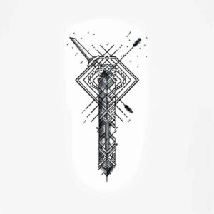 circle-tattoo – tattoo design ideas free ai generated – elegant – for-upper-shoulder – Gallery: geometric-inkby-ai