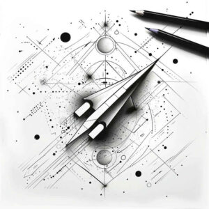 continuous-line-tattoo – tattoo design ideas free ai generated – abstract – for-upper-arm – Gallery: geometric-inkby-ai