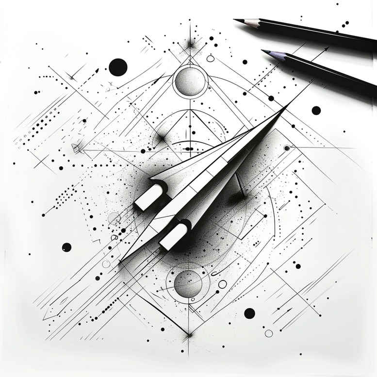 continuous-line-tattoo – tattoo design ideas free ai generated – abstract – for-upper-arm – Gallery: geometric-inkby-ai