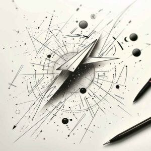 contour-tattoo – tattoo design ideas free ai generated – pure-design – for-hip – Gallery: geometric-inkby-ai