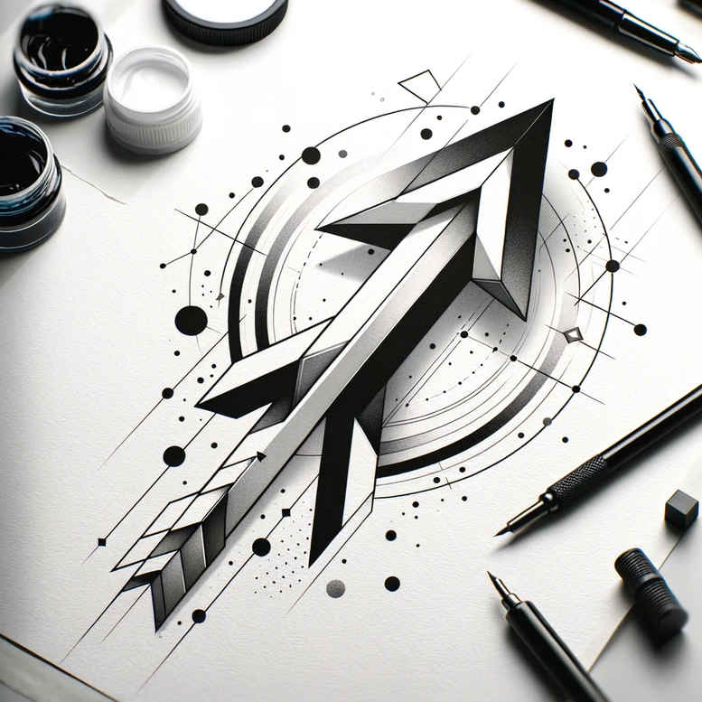 cube-tattoo – tattoo design ideas free ai generated – quiet-art – for-palm – Gallery: geometric-inkby-ai