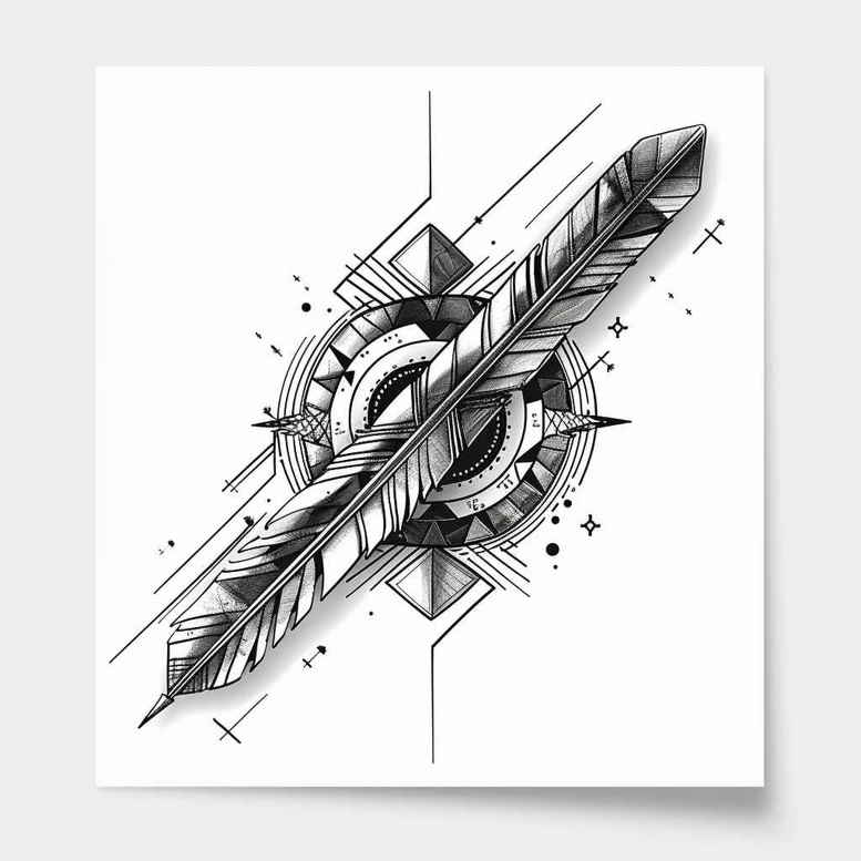 diamond-tattoo – tattoo design ideas free ai generated – minimal-texture – for-temple – Gallery: geometric-inkby-ai