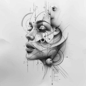 geometric-body-art – tattoo design ideas free ai generated – simple-icon – for-wrist – Gallery: geometric-inkby-ai