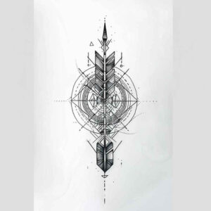 geometric-design-tattoo – tattoo design ideas free ai generated – clean-shape – for-stomach – Gallery: geometric-inkby-ai