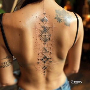 geometric-design-tattoo – tattoo design ideas free ai generated – discreet – for-inner-arm – Gallery: geometric-inkby-ai