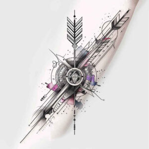 geometric-detail-tattoo – tattoo design ideas free ai generated – single-line – for-hand – Gallery: geometric-inkby-ai