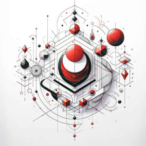 geometric-expression – tattoo design ideas free ai generated – clean-lines – for-stomach – Gallery: geometric-inkby-ai
