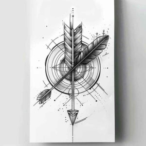 geometric-expression – tattoo design ideas free ai generated – clean-stroke – for-stomach – Gallery: geometric-inkby-ai