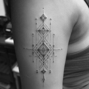 geometric-expression – tattoo design ideas free ai generated – clear-cut – for-side – Gallery: geometric-inkby-ai